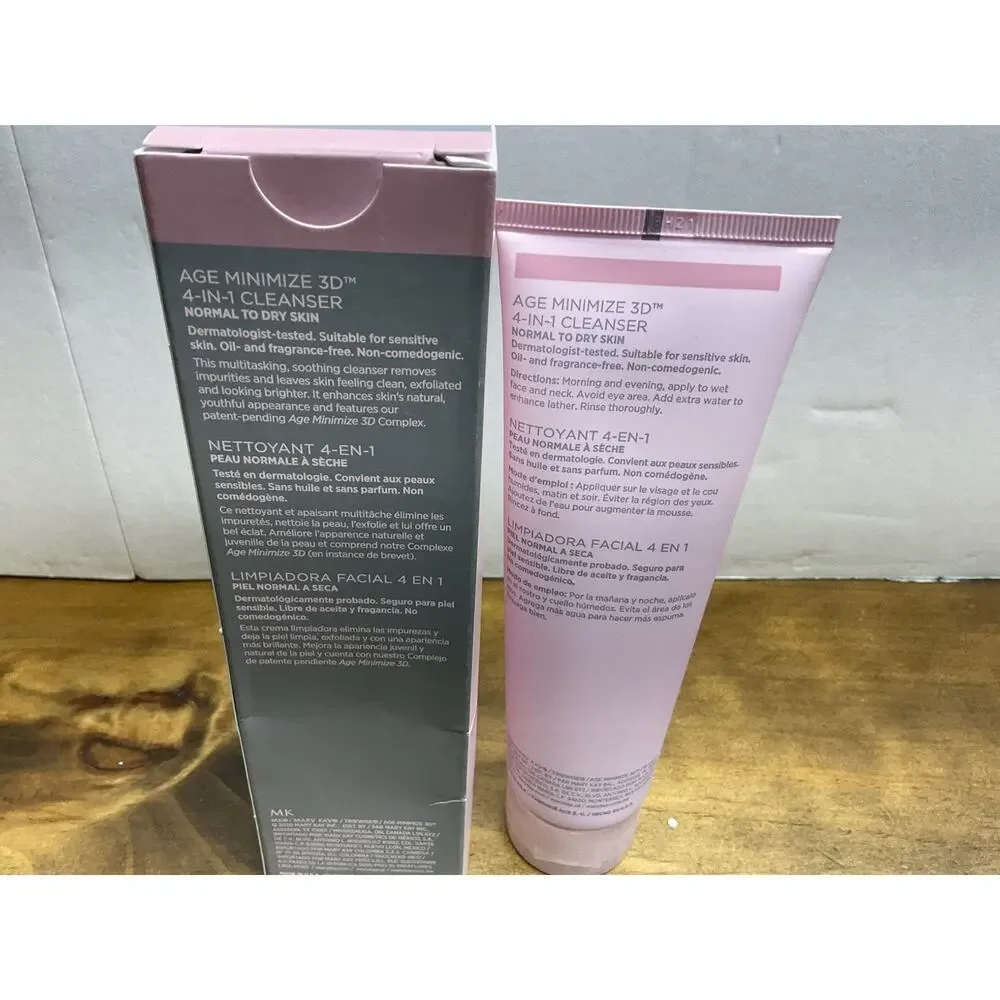 Mary Kay Timewise Age Minimize 3D 4 in 1 Cleanser Normal To Dry Skin 4.5 oz 127g